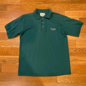 Vintage Equestrian Traditions Short Sleeve Polo Sport Shirt M Made In USA